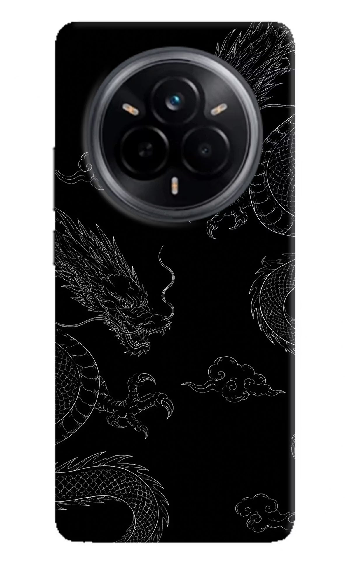 Twin Dragons Realme 14 Pro 5G Hard Case Back Cover by Casekaro