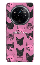 Pink Cats Realme 14 Pro 5G Hard Case Back Cover by Casekaro