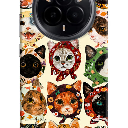 Cool Cat Realme 14 Pro 5G Hard Case Back Cover by Casekaro
