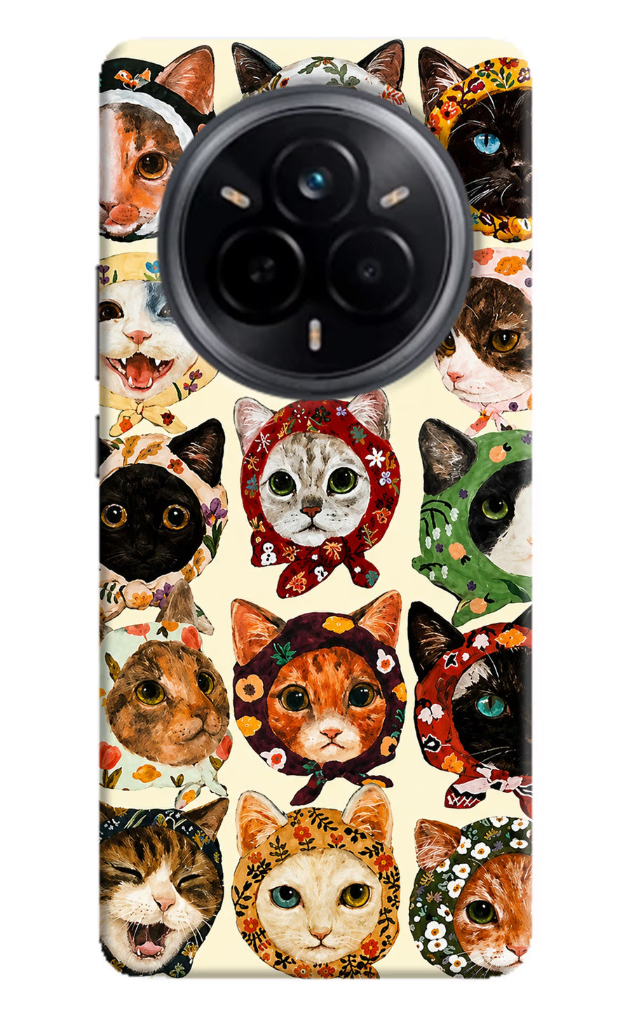 Cool Cat Realme 14 Pro 5G Back Cover, Hard case