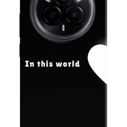 This World Realme 14 Pro 5G Hard Case Back Cover by Casekaro
