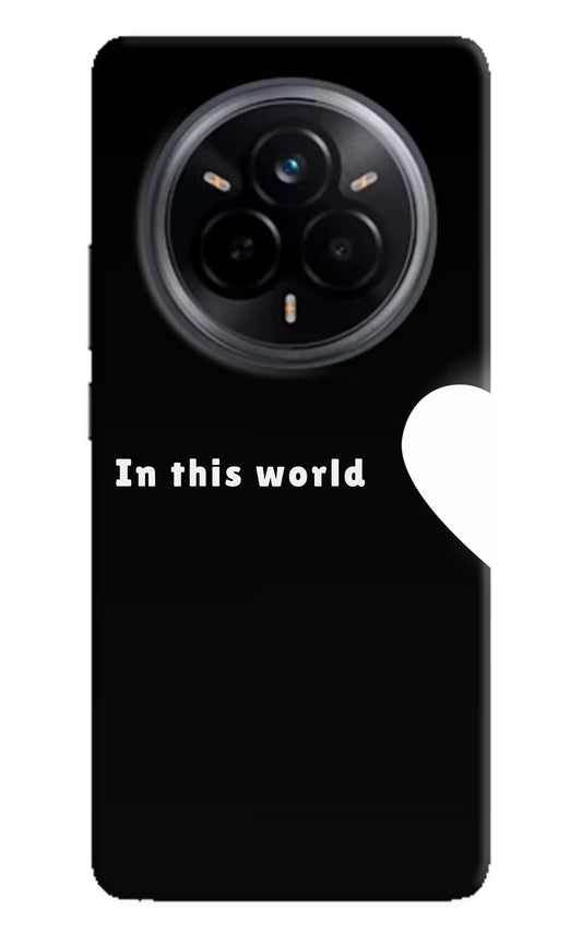 This World Realme 14 Pro 5G Hard Case Back Cover by Casekaro