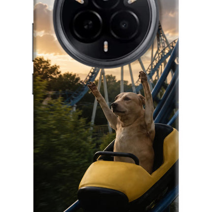 Rollercoaster Dog Realme 14 Pro 5G Hard Case Back Cover by Casekaro
