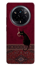 Midnight Cat Realme 14 Pro 5G Hard Case Back Cover by Casekaro