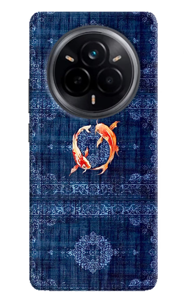 Koi Blue Realme 14 Pro 5G Hard Case Back Cover by Casekaro