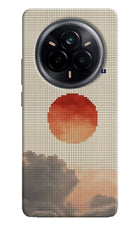 Pixel Sun Realme 14 Pro 5G Hard Case Back Cover by Casekaro