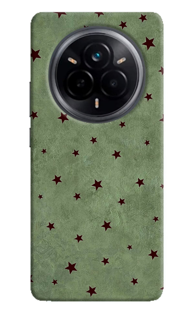 Green Stars Realme 14 Pro 5G Hard Case Back Cover by Casekaro