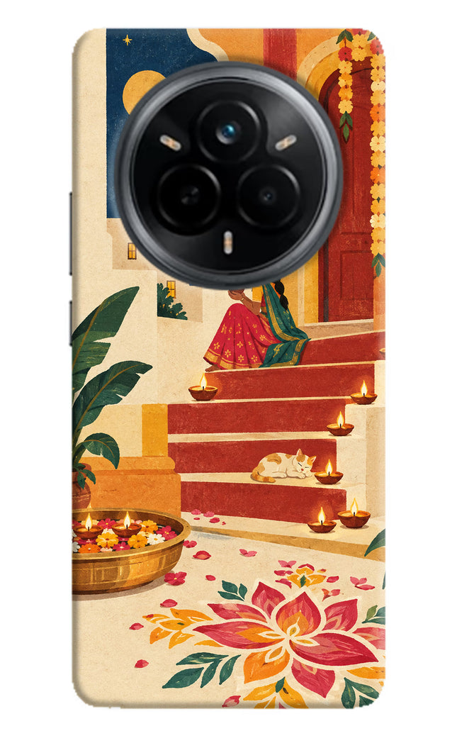 Diwali Rangoli Realme 14 Pro 5G Back Cover