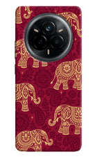 Maroon Elephant Realme 14 Pro 5G Back Cover
