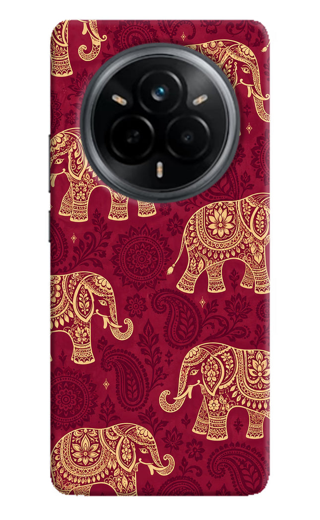 Maroon Elephant Realme 14 Pro 5G Back Cover
