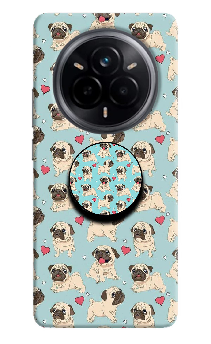 Pug Dog Realme 14 Pro 5G Pop Case, Hard case