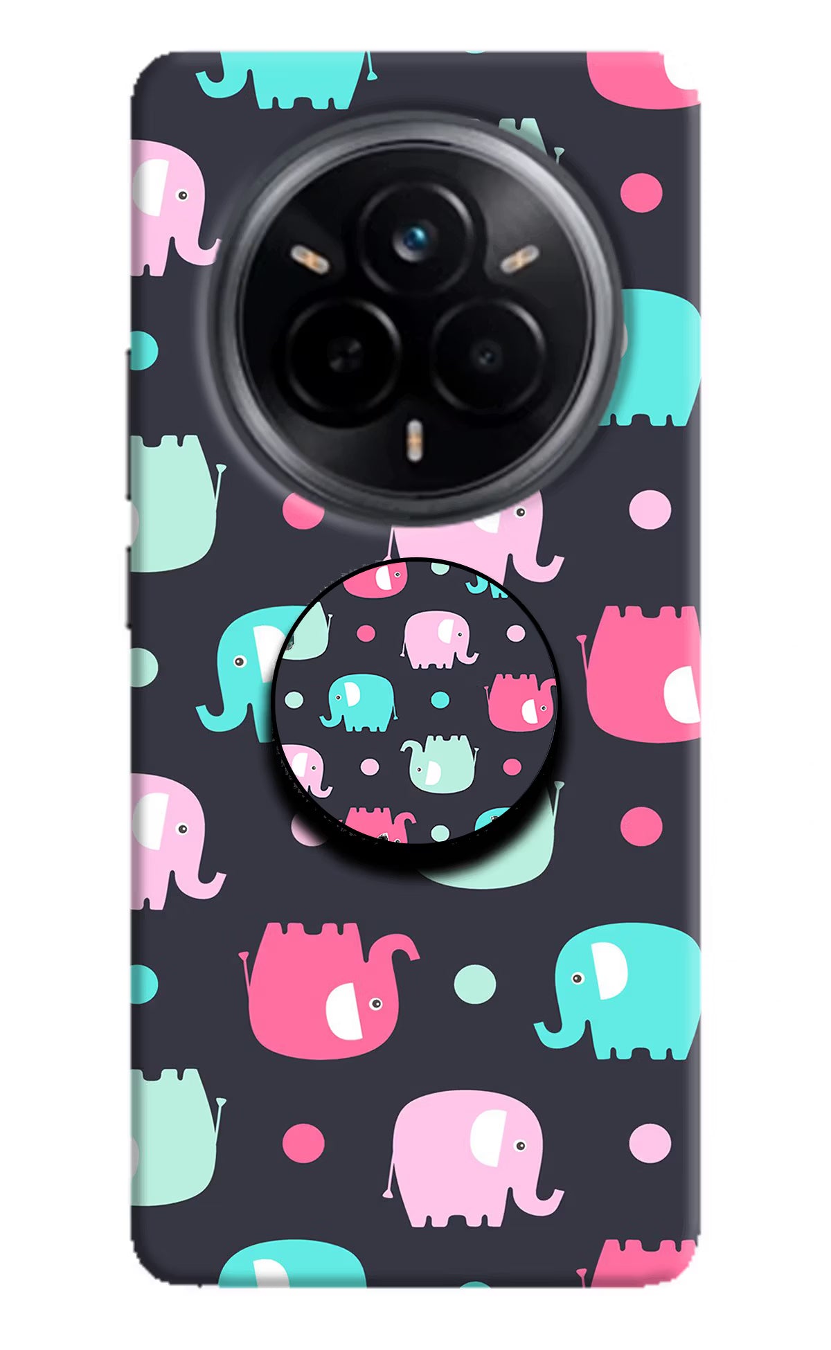 Baby Elephants Realme 14 Pro 5G Pop Case by Casekaro