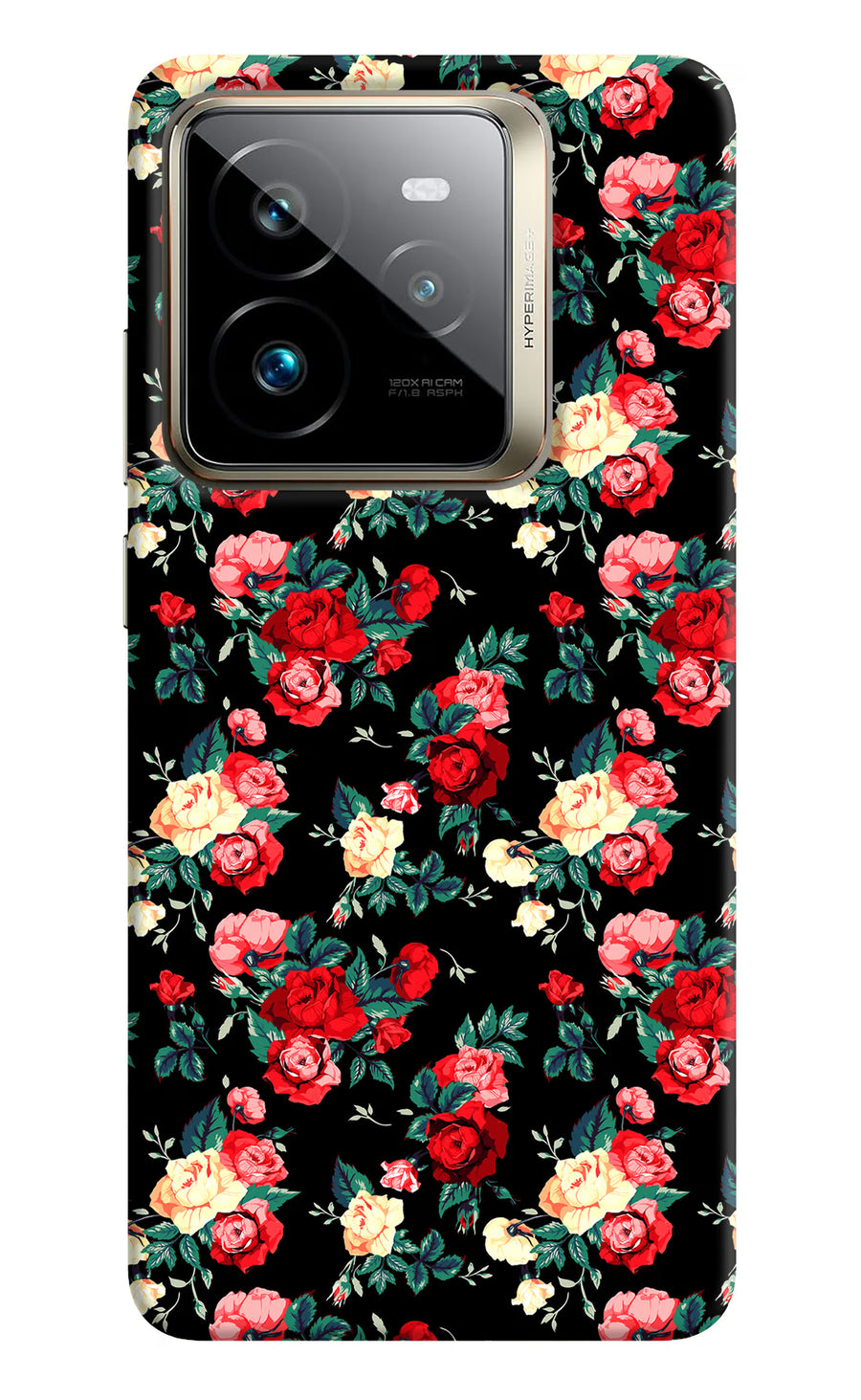 Rose Pattern Realme GT 7 Pro Back Cover, Hard case