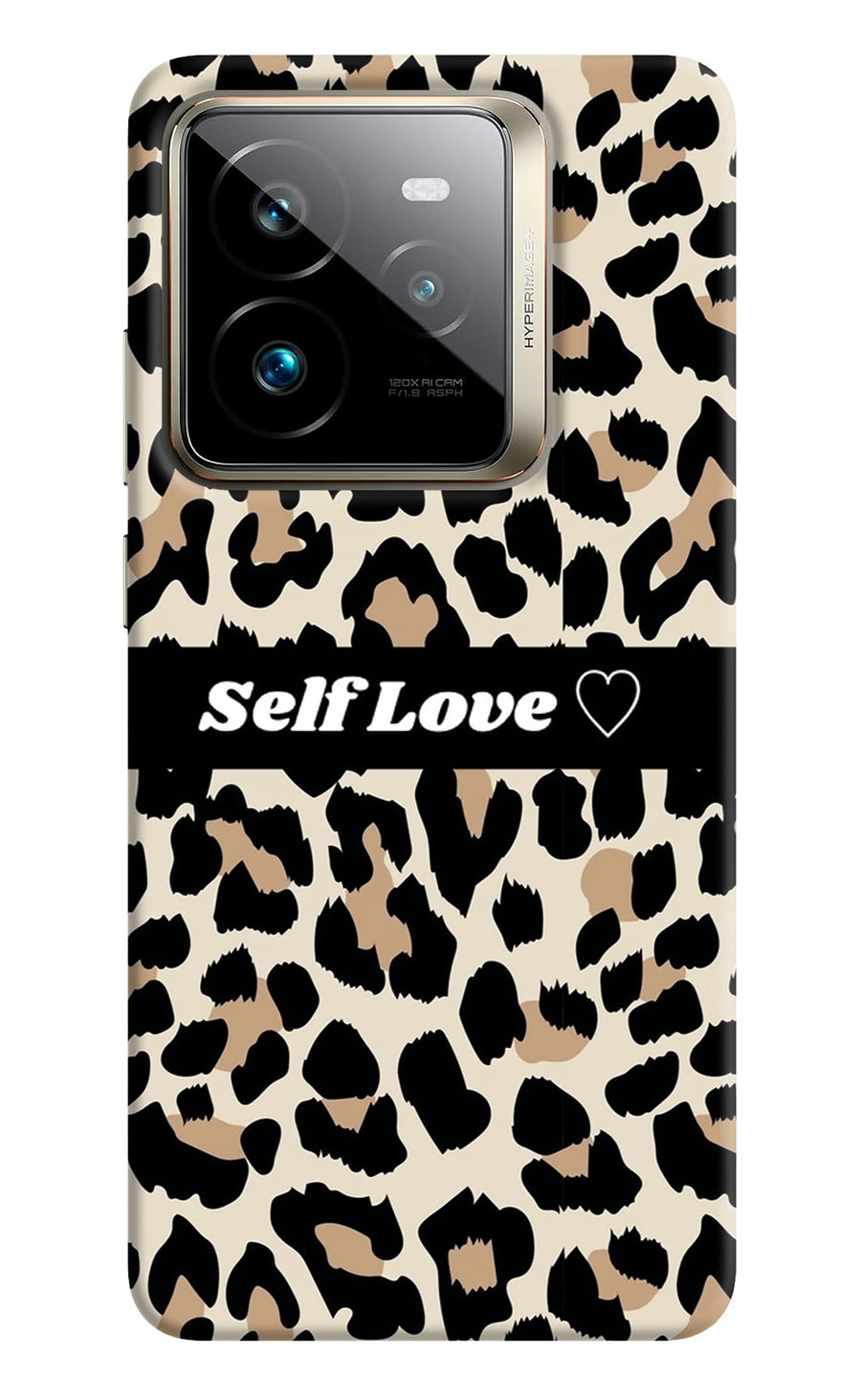 Leopard Print Self Love Realme GT 7 Pro Back Cover, Hard case