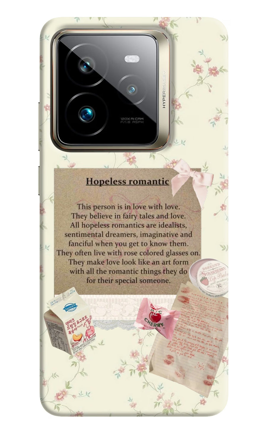 Hopeless Romantic Realme GT 7 Pro Back Cover, Hard case