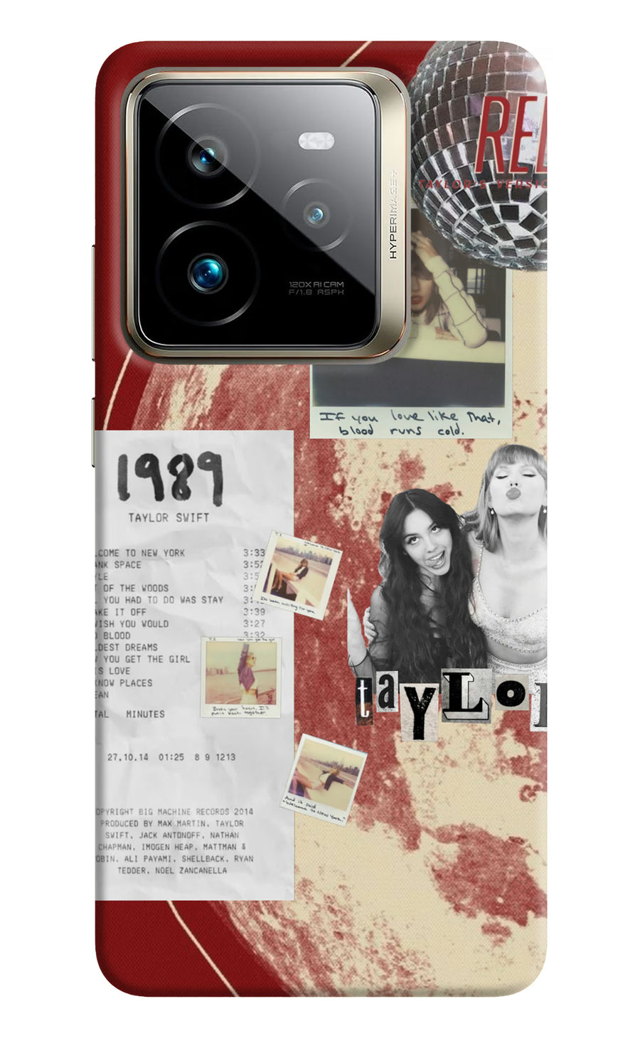 Taylor Swift Realme GT 7 Pro Back Cover, Hard case