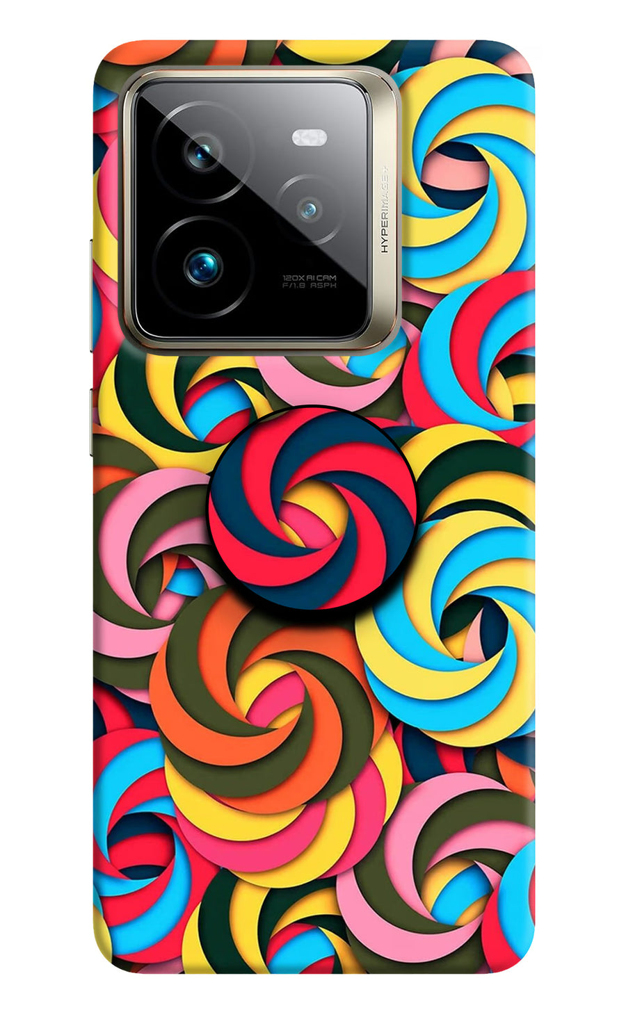 Spiral Pattern Realme GT 7 Pro Pop Case, Hard case