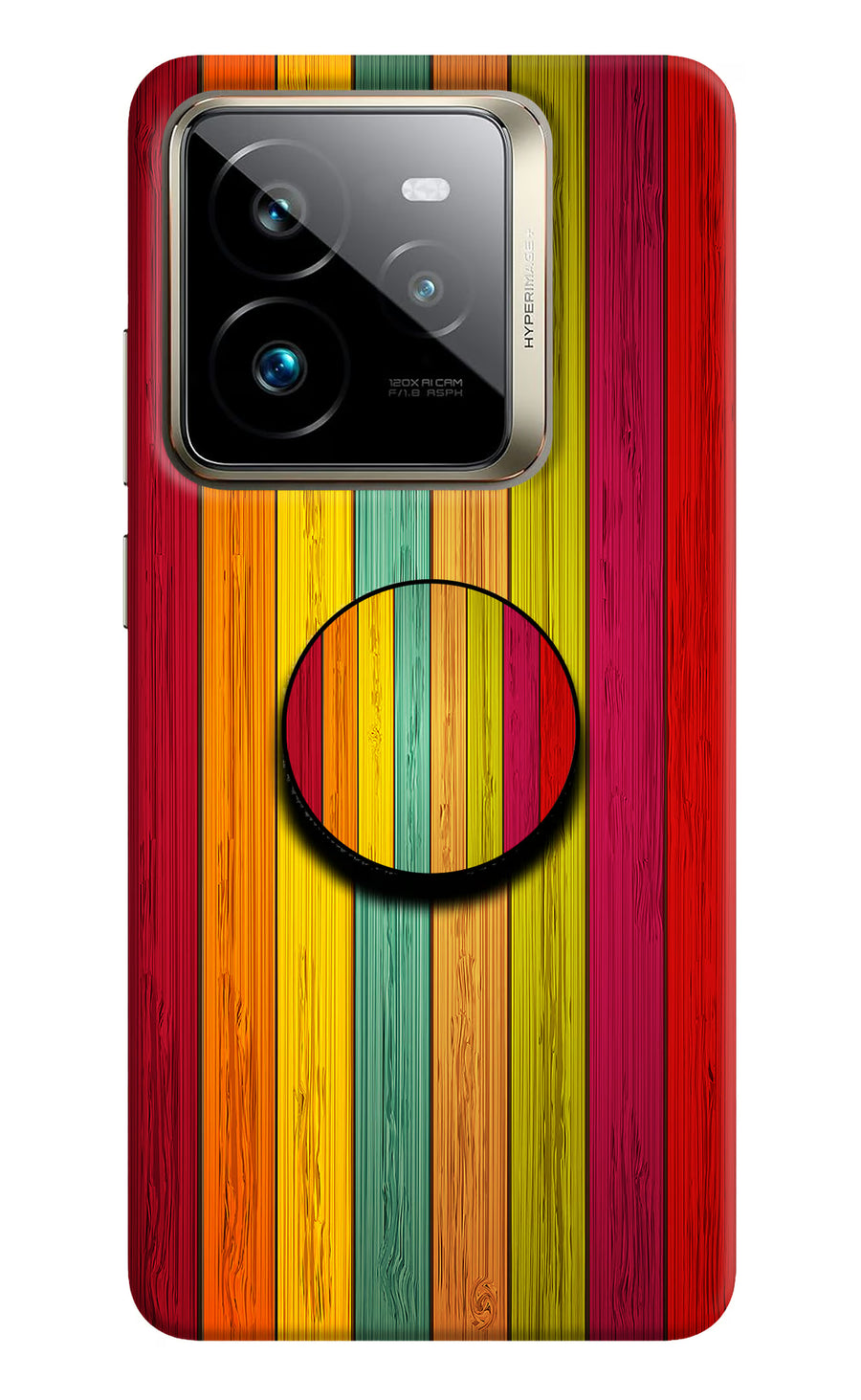 Multicolor Wooden Realme GT 7 Pro Pop Case, Hard case