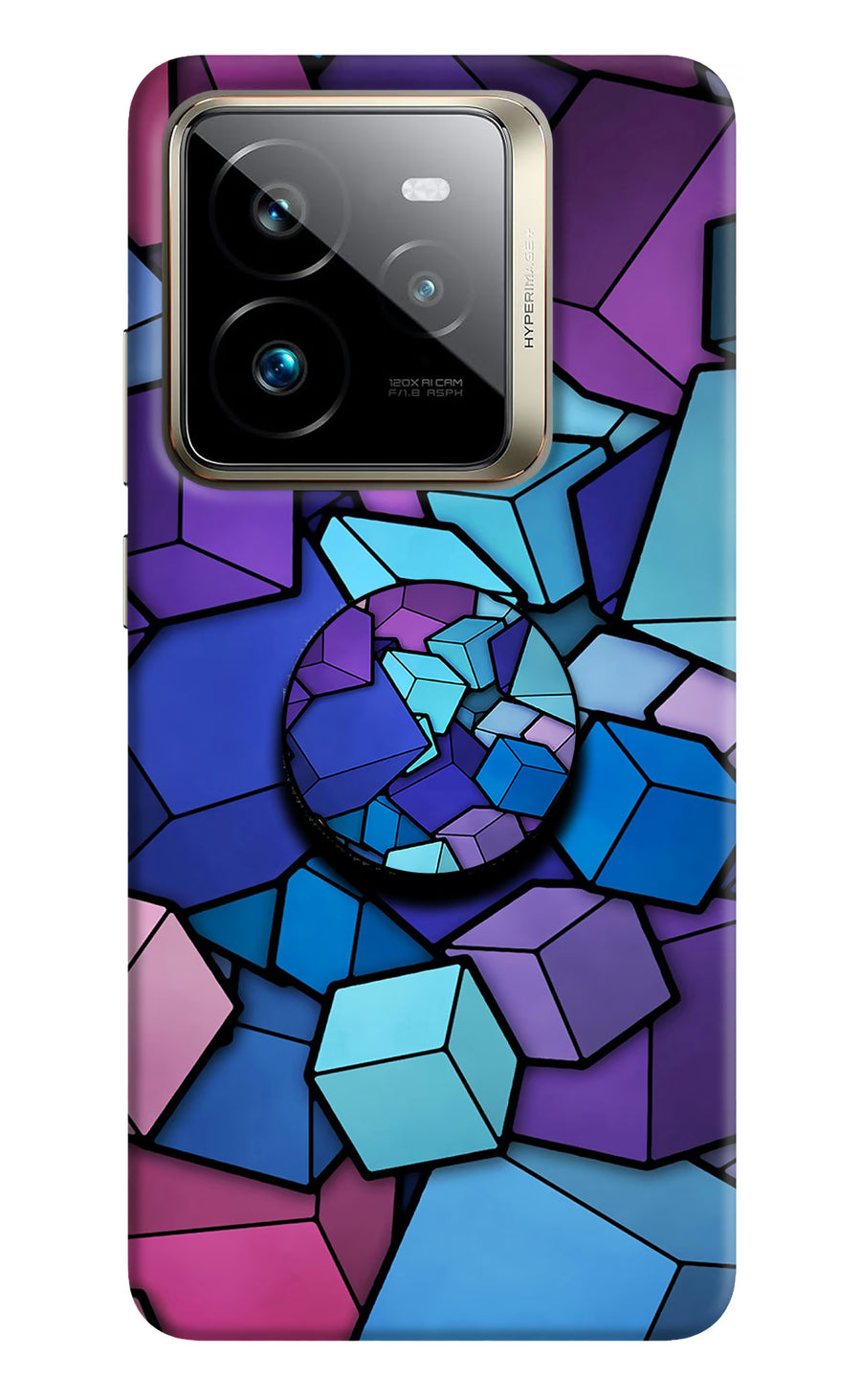 Cubic Abstract Realme GT 7 Pro Pop Case, Hard case