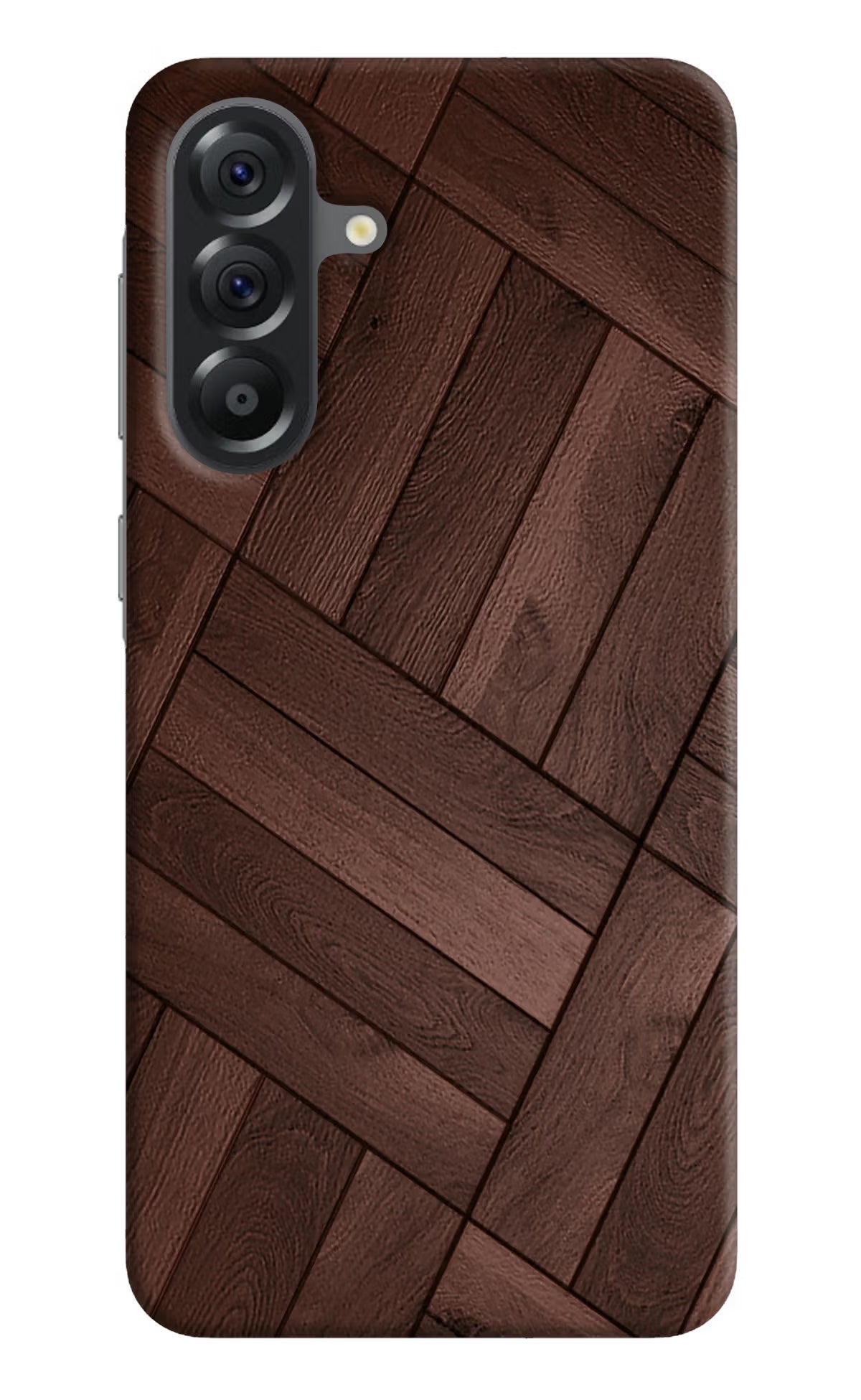 Wooden Texture Design Samsung A56 5G Hard Case Back Cover by Casekaro