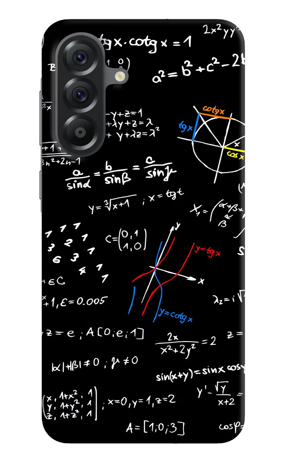 Mathematics Formula Samsung A56 5G Hard Case Back Cover by Casekaro