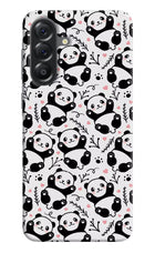 Cute Panda Samsung A56 5G Hard Case Back Cover by Casekaro