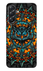 Angry Owl Art Samsung A56 5G Hard Case Back Cover by Casekaro
