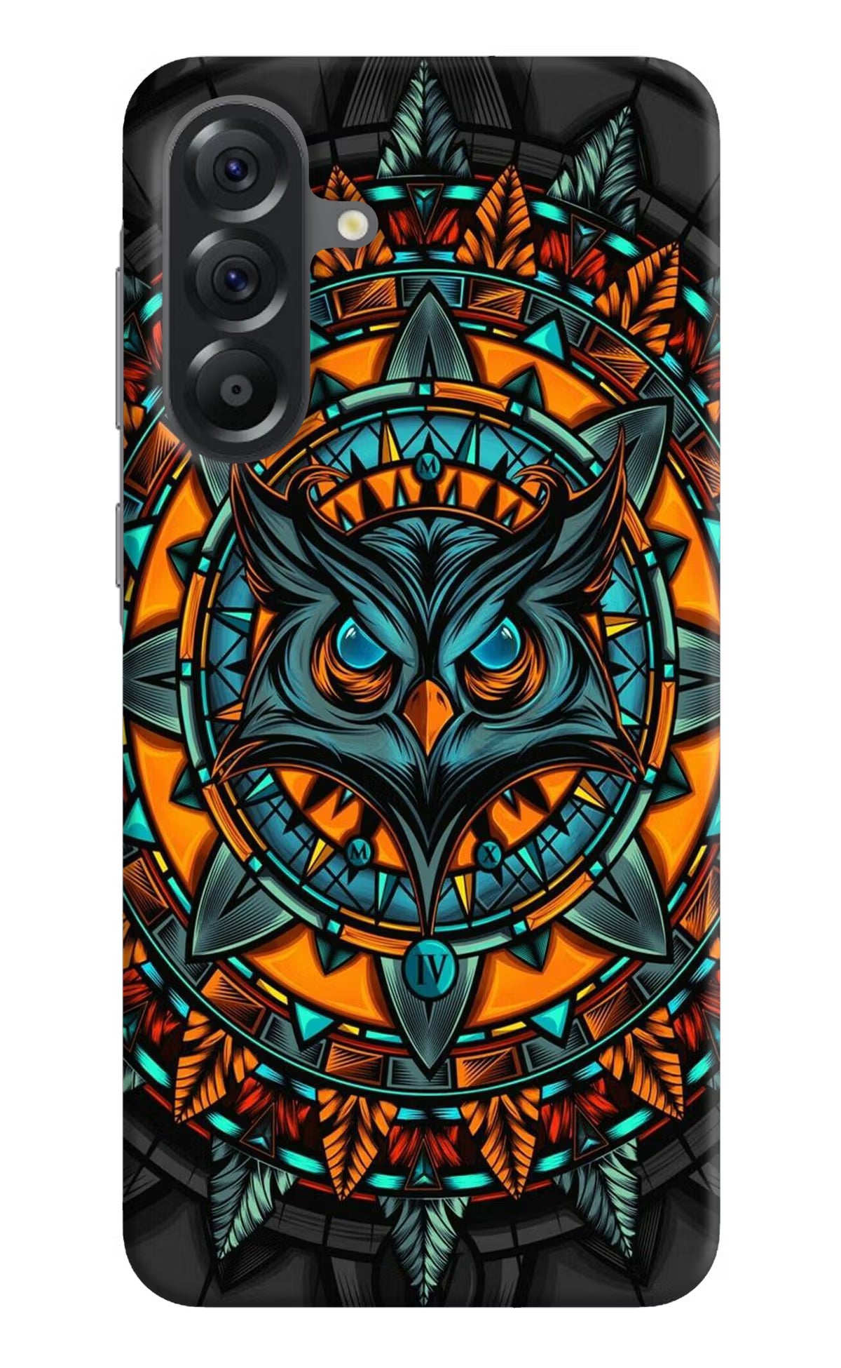 Angry Owl Art Samsung A56 5G Hard Case Back Cover by Casekaro