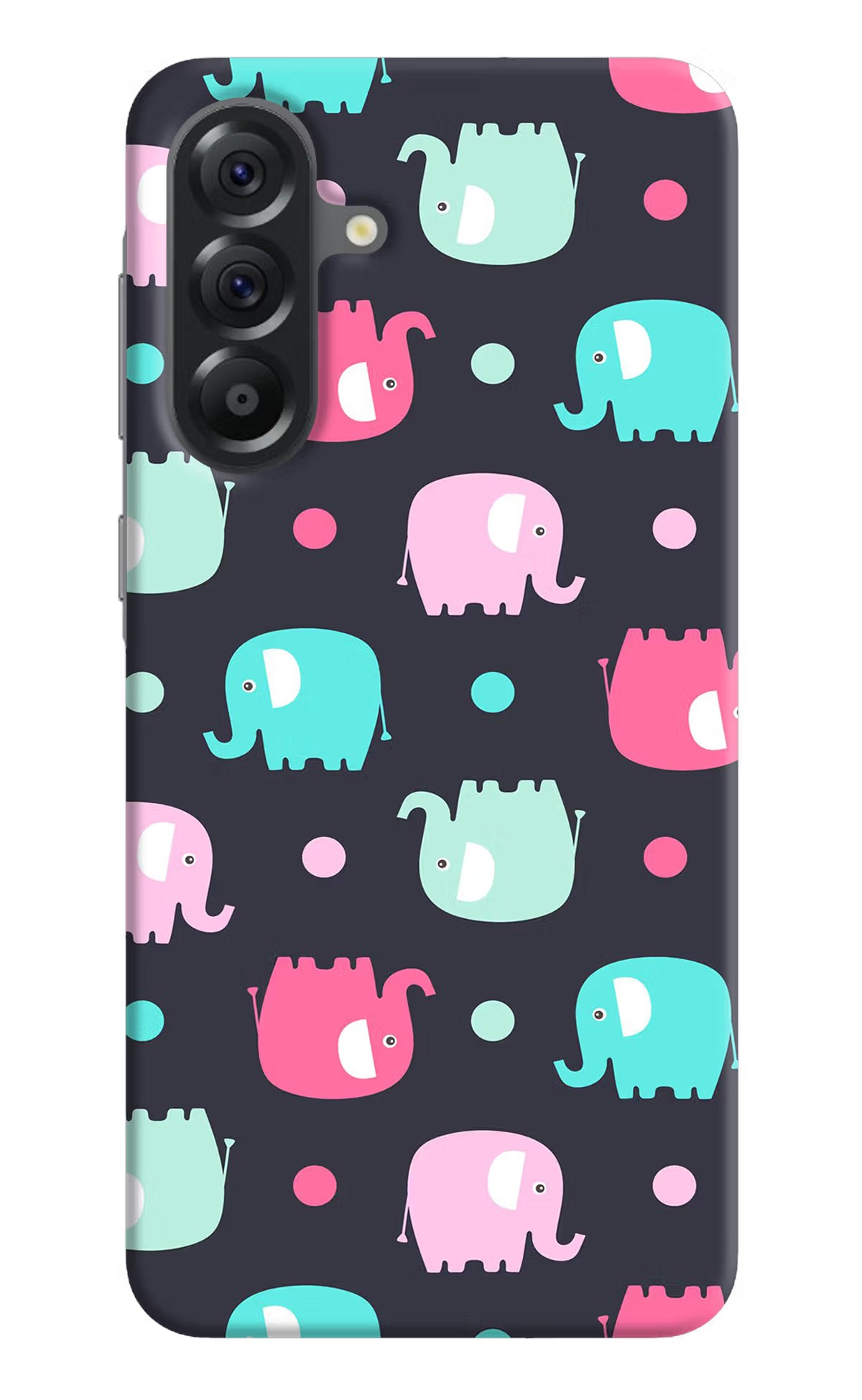 Elephants Samsung A56 5G Hard Case Back Cover by Casekaro