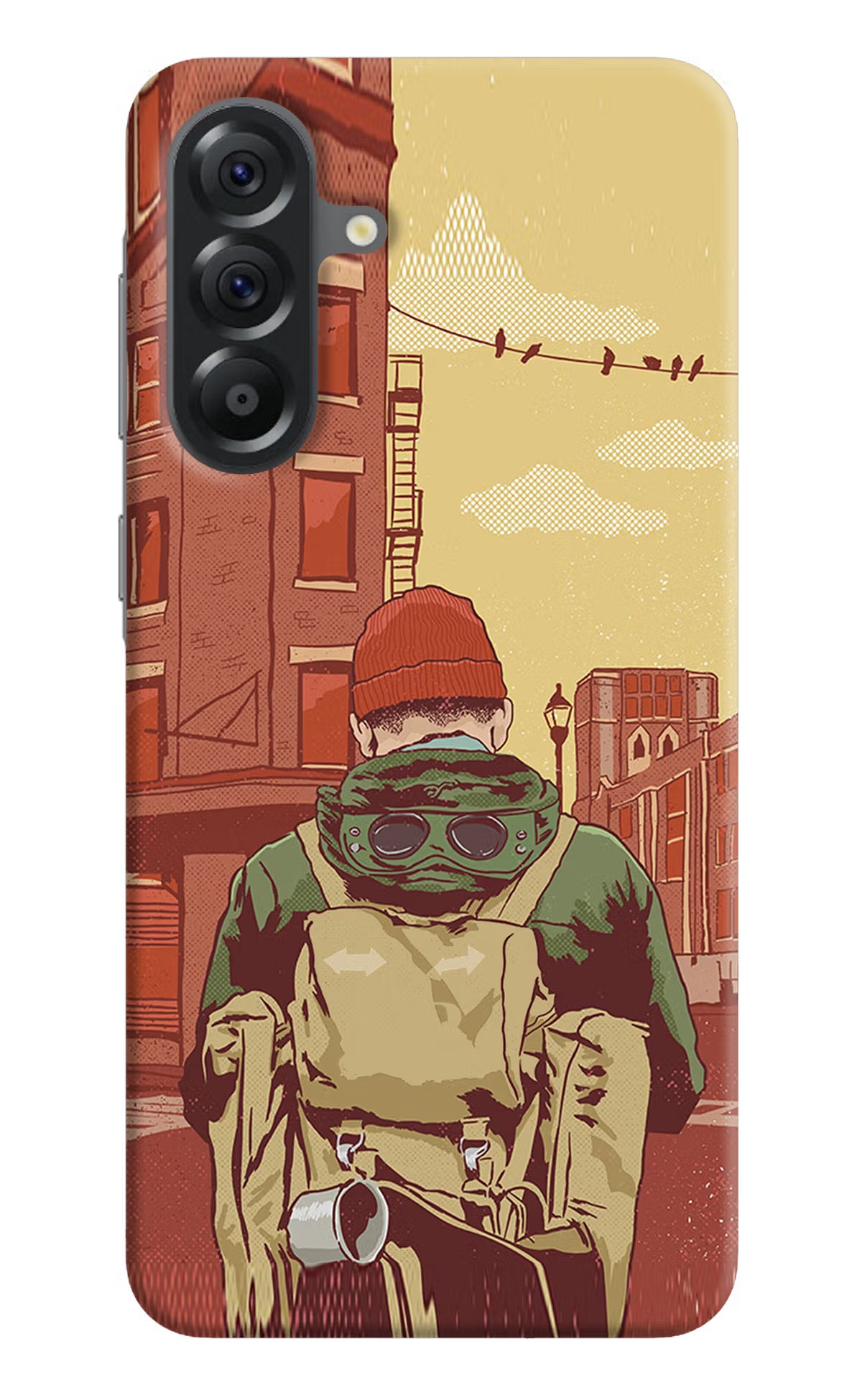 Adventurous Samsung A56 5G Hard Case Back Cover by Casekaro