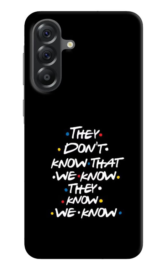 FRIENDS Dialogue Samsung A56 5G Hard Case Back Cover by Casekaro