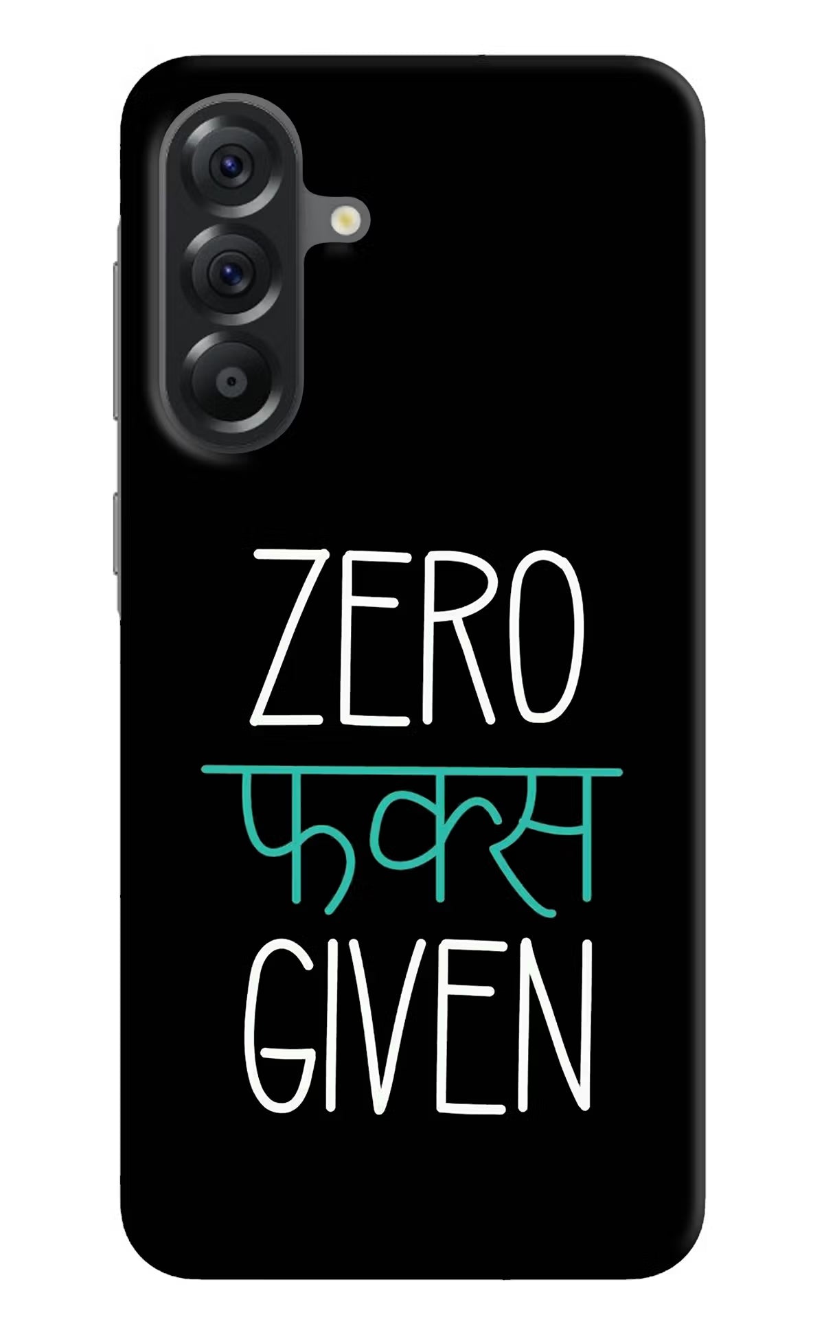 Zero Fucks Given Samsung A56 5G Hard Case Back Cover by Casekaro