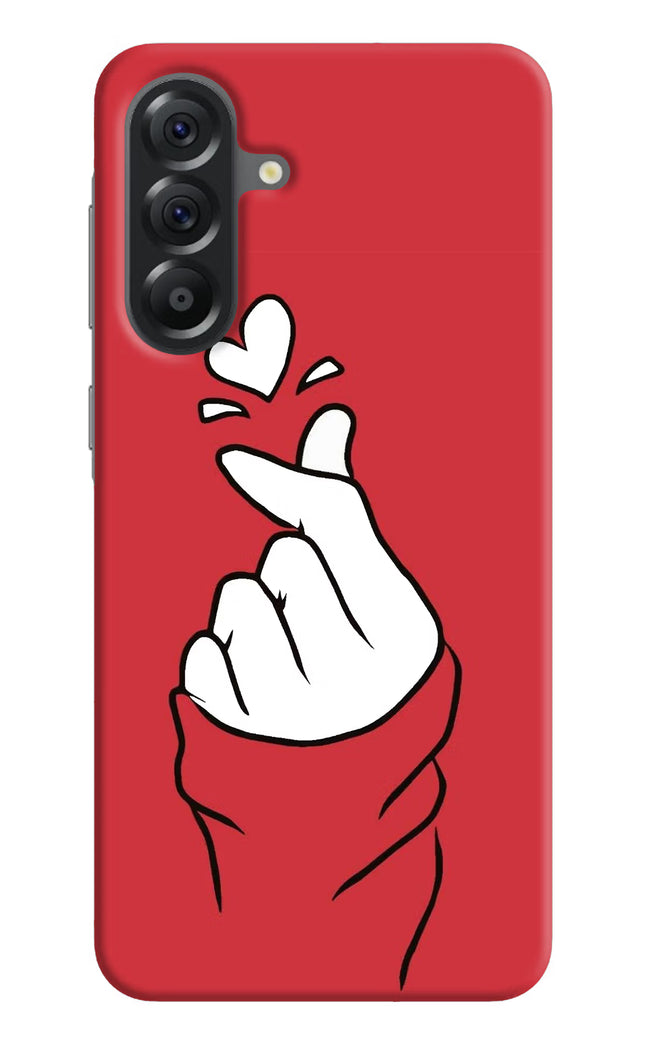 Korean Love Sign Samsung A56 5G Hard Case Back Cover by Casekaro