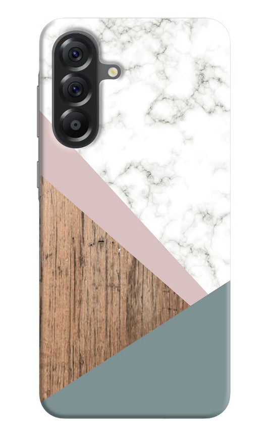 Marble wood Abstract Samsung A56 5G Hard Case Back Cover by Casekaro