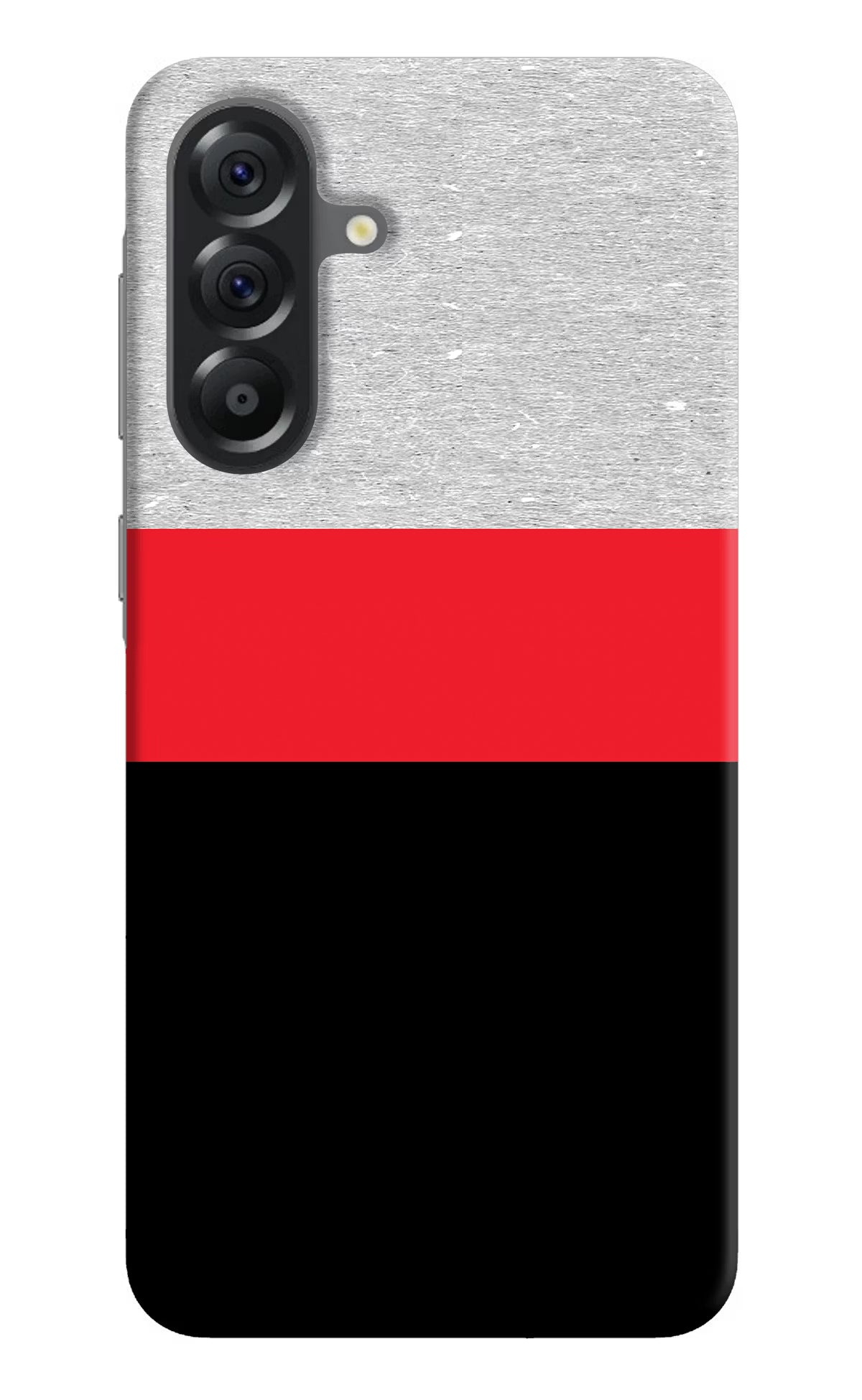 Tri Color Pattern Samsung A56 5G Hard Case Back Cover by Casekaro