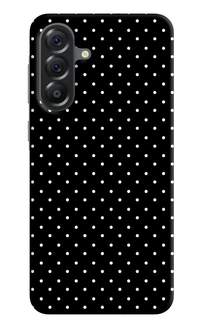 White Dots Samsung A56 5G Hard Case Back Cover by Casekaro
