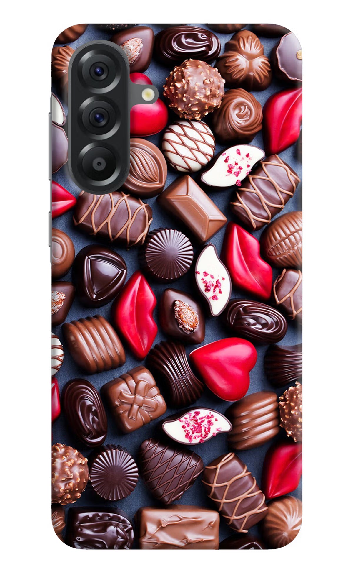 Chocolates Samsung A56 5G Hard Case Back Cover by Casekaro