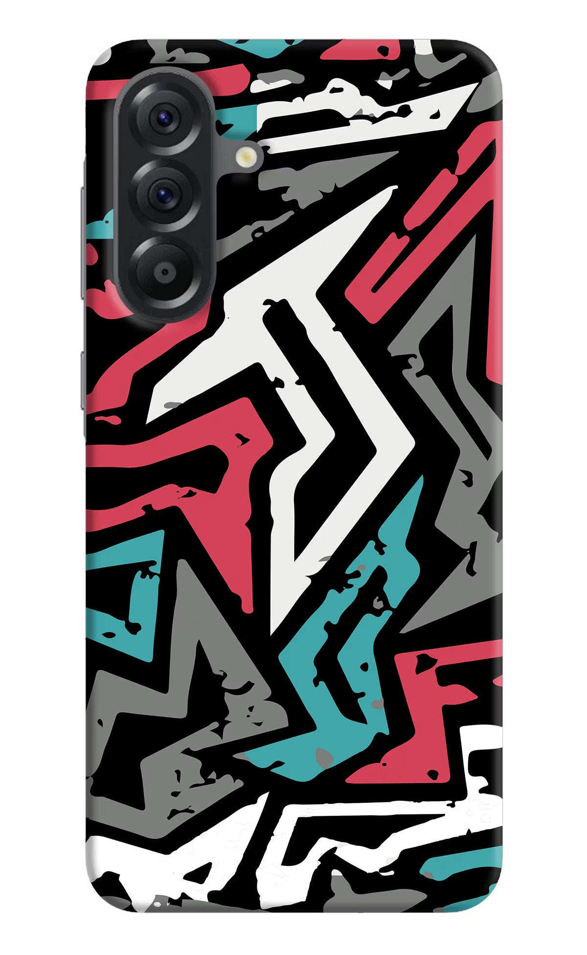 Geometric Graffiti Samsung A56 5G Hard Case Back Cover by Casekaro