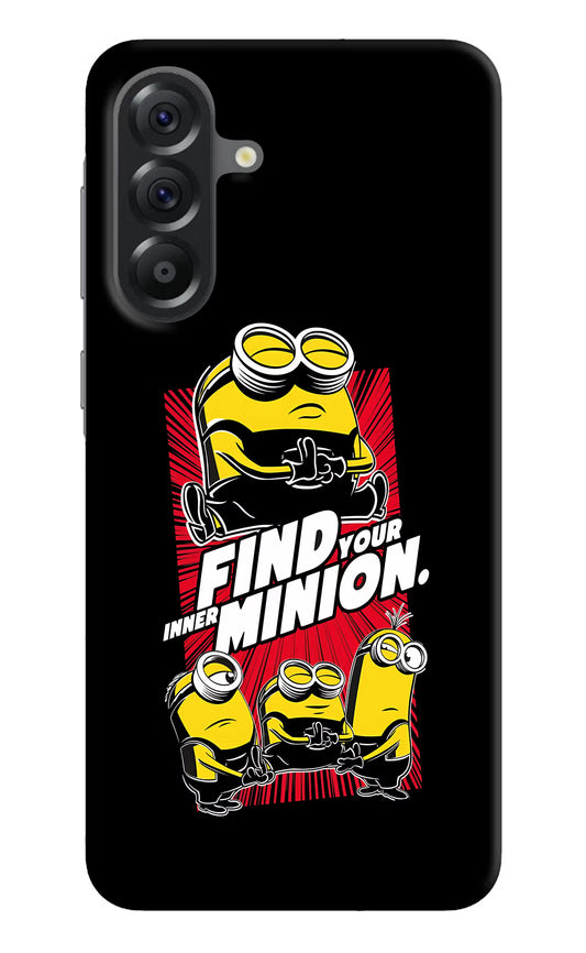 Find your inner Minion Samsung A56 5G Hard Case Back Cover by Casekaro