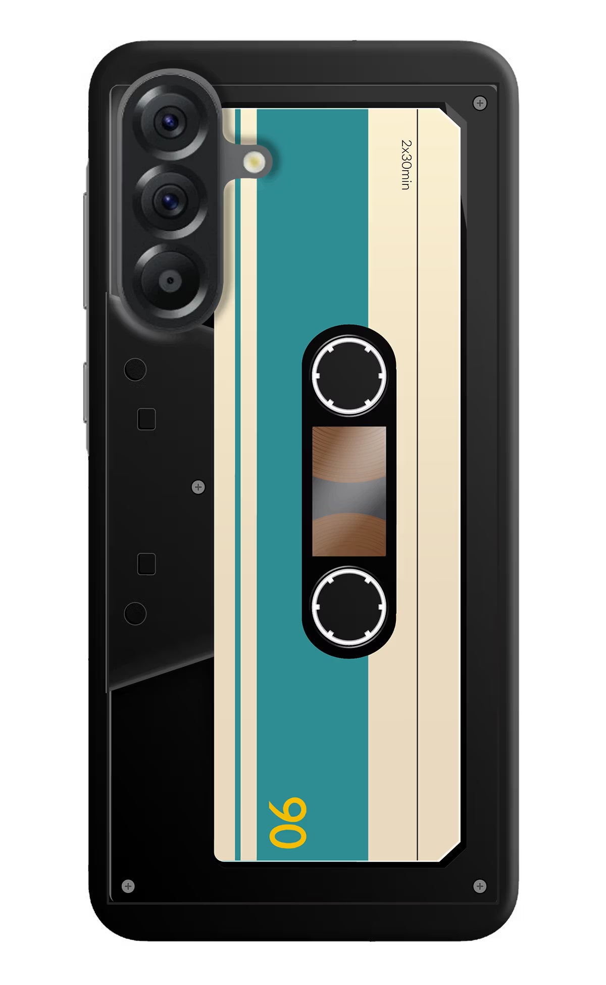Cassette Samsung A56 5G Hard Case Back Cover by Casekaro