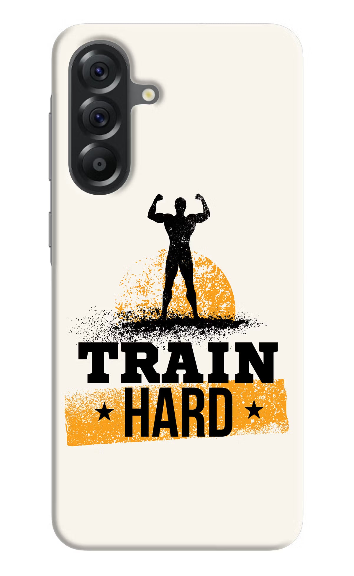 Train Hard Samsung A56 5G Hard Case Back Cover by Casekaro