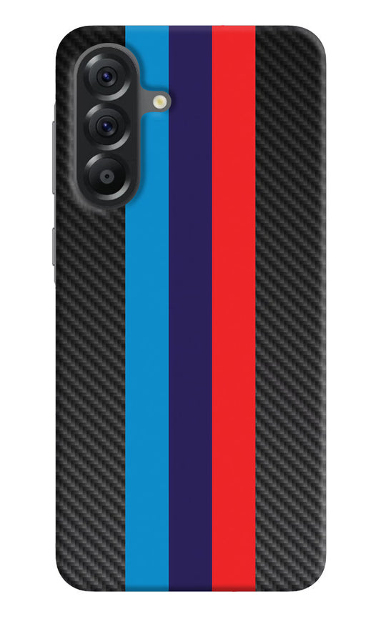 BMW Stripes Pattern Samsung A56 5G Hard Case Back Cover by Casekaro