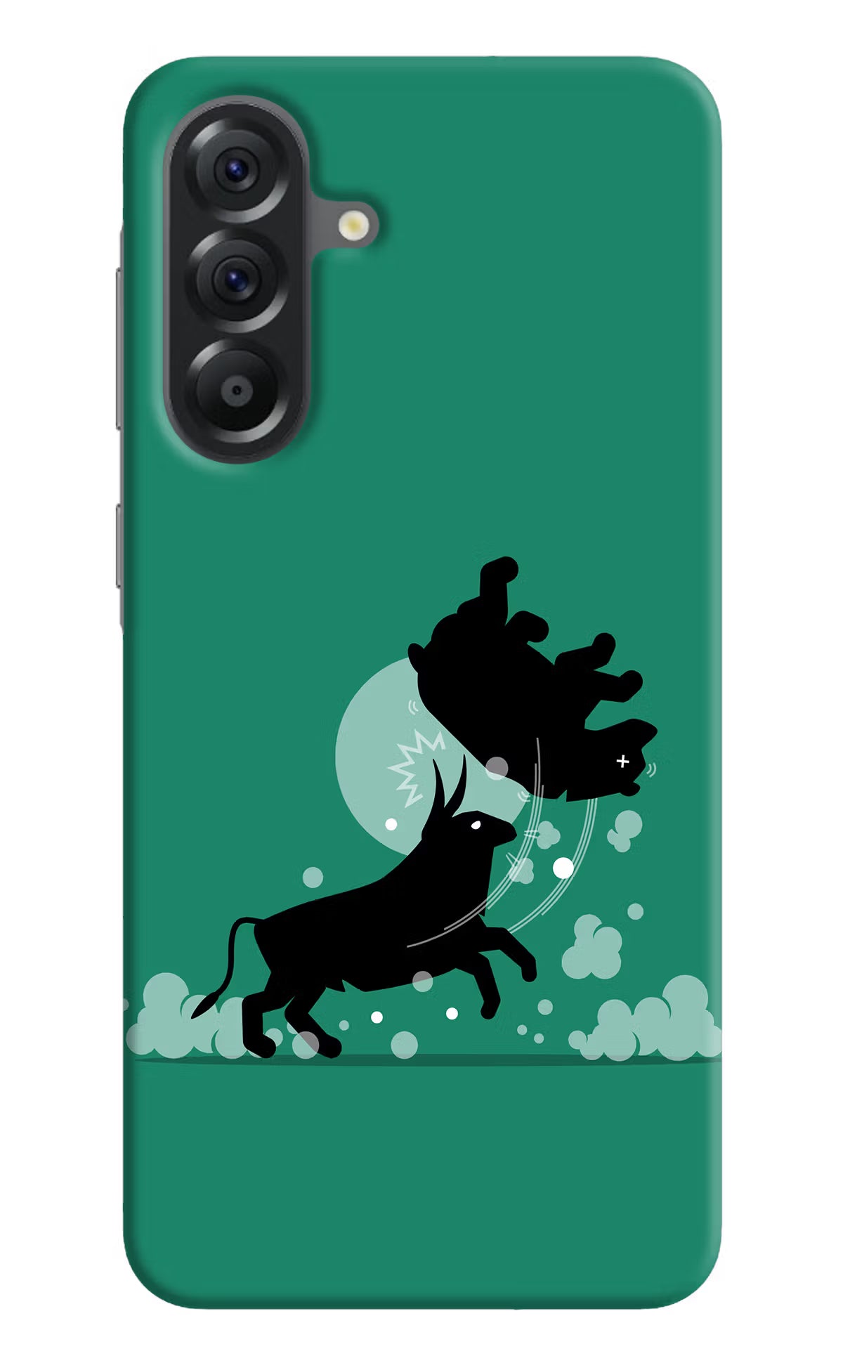 Bull Conqueror Samsung A56 5G Hard Case Back Cover by Casekaro
