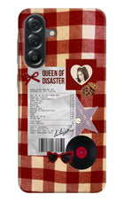 Queen of Disaster Samsung A56 5G Hard Case Back Cover by Casekaro