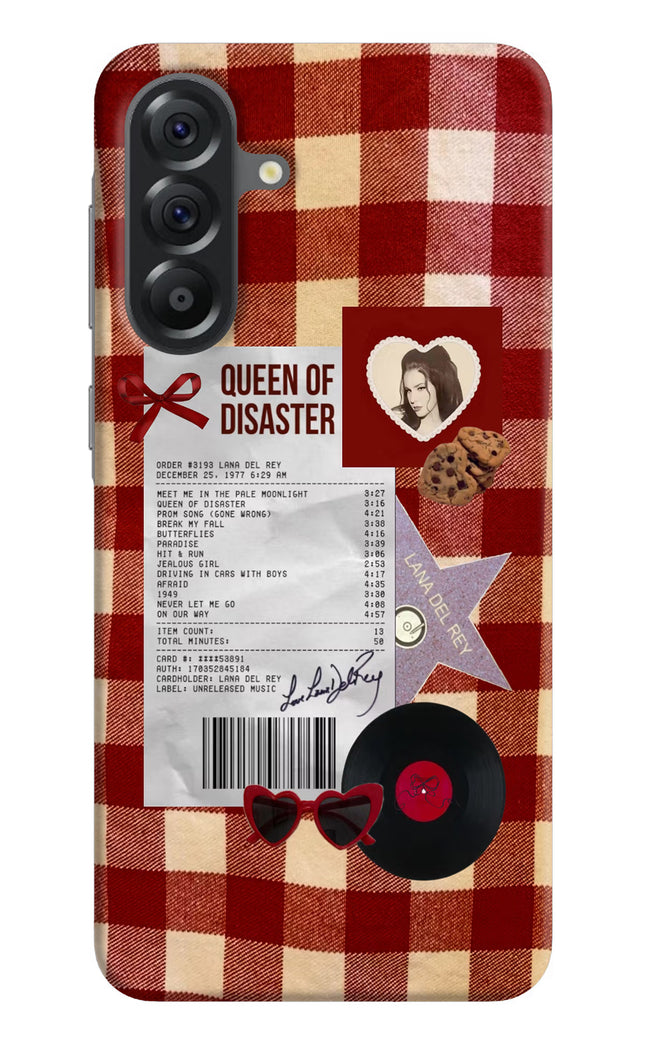 Queen of Disaster Samsung A56 5G Hard Case Back Cover by Casekaro