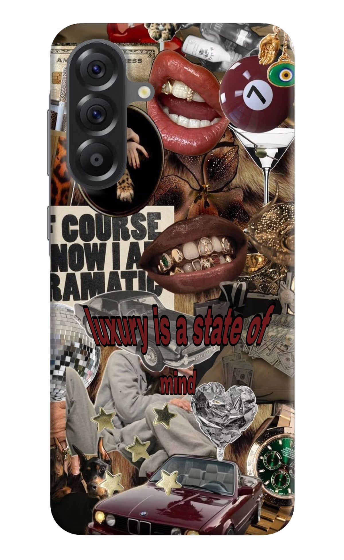 Luxury Samsung A56 5G Hard Case Back Cover by Casekaro