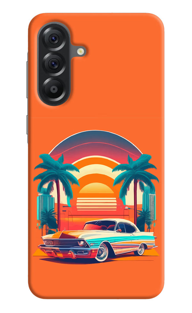 Palm Drive 80s Samsung A56 5G Hard Case Back Cover by Casekaro