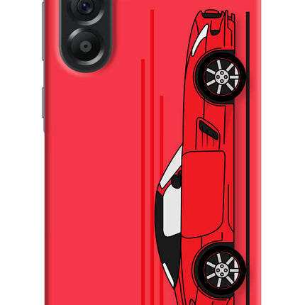 Red Velocity Samsung A56 5G Hard Case Back Cover by Casekaro