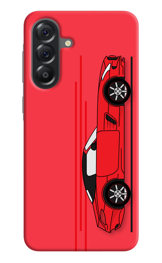 Red Velocity Samsung A56 5G Hard Case Back Cover by Casekaro