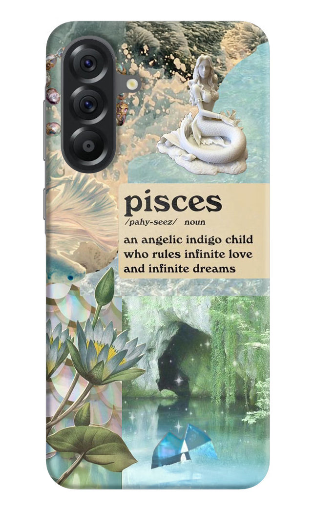 Pisces Zodiac Samsung A56 5G Hard Case Back Cover by Casekaro